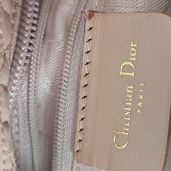 Christian Dior Beige NYLON Lady Cannage with Charm. - Picture 9 of 10